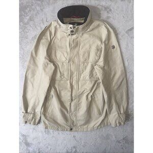 Victorinox Swiss Army Men’s Field Jacket Cream Cotton Nylon Size Small